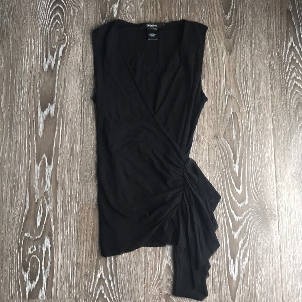 Small black Arden B tank with ruffles